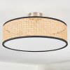 Foggia Deckenleuchte 40 cm Nickel-Matt, 3-flammig