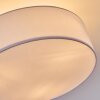 Foggia Deckenleuchte 40 cm Nickel-Matt, 3-flammig