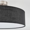 Foggia Deckenleuchte 40 cm Nickel-Matt, 3-flammig