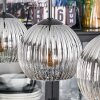 Koyoto Hängeleuchte Glas 15 cm Klar, Rauchfarben, 3-flammig
