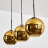 Koyoto Hängeleuchte Glas 20 cm Gold, 3-flammig