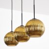 Koyoto Hängeleuchte Glas 20 cm Gold, 3-flammig