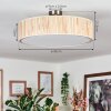 Foggia Deckenleuchte 50 cm Nickel-Matt, 3-flammig