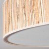 Foggia Deckenleuchte 50 cm Nickel-Matt, 3-flammig