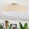 Foggia Deckenleuchte 50 cm Nickel-Matt, 3-flammig