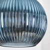 Koyoto Hängeleuchte Glas 15 cm, 20 cm, 25 cm Blau, Gold, Grün, 3-flammig
