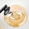 Chehalis Deckenleuchte Glas 15 cm Bernsteinfarben, Rauchfarben, 3-flammig