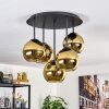Koyoto Deckenleuchte Glas 15 cm Gold, 5-flammig