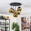 Koyoto Deckenleuchte Glas 15 cm Gold, 5-flammig