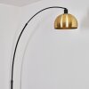 Baloca Bogenlampe 27 cm Schwarz, 1-flammig