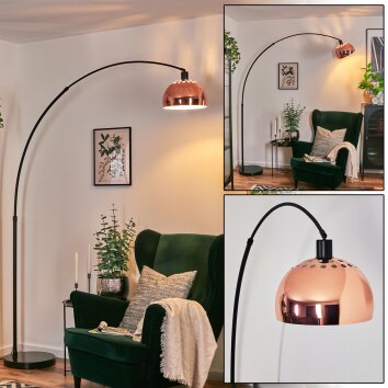 Baloca Bogenstehlampe 27 cm Schwarz, 1-flammig