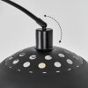 Baloca Bogenlampe 30 cm Schwarz, 1-flammig