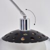 Baloca Stehleuchte 30 cm Chrom, Schwarz, 1-flammig
