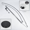 Baloca Stehleuchte 30 cm Chrom, Schwarz, 1-flammig