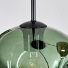 Ripoll Hängeleuchte Glas 20 cm, 25 cm, 30 cm Blau, Grün, Kupferfarben, 3-flammig