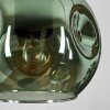 Ripoll Hängeleuchte Glas 15 cm Blau, Gold, Grün, Kupferfarben, 4-flammig