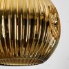 Ripoll Hängeleuchte Glas 15 cm, 20 cm, 25 cm, 30 cm Bernsteinfarben, Gold, Klar, Rauchfarben, 4-flammig