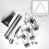 Tieva Kandelaber Schwarz, Silber, 3-flammig