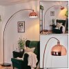 Baloca Stehleuchte 27 cm Kupferfarben, Schwarz, 1-flammig