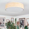 Foggia Deckenleuchte 50 cm Nickel-Matt, 3-flammig