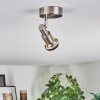 Firan Deckenleuchte LED Chrom, Nickel-Matt, 1-flammig