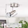 Firan Deckenleuchte LED Chrom, Nickel-Matt, 1-flammig