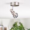 Firan Deckenleuchte LED Chrom, Nickel-Matt, 1-flammig