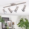 Firan Deckenleuchte LED Chrom, Nickel-Matt, 4-flammig