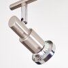 Firan Deckenleuchte LED Chrom, Nickel-Matt, 4-flammig