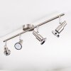Firan Deckenleuchte LED Chrom, Nickel-Matt, 4-flammig