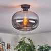 Apedo Deckenleuchte Glas 30 cm Rauchfarben, 1-flammig