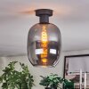 Apedo Deckenleuchte Glas 20 cm Rauchfarben, 1-flammig