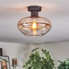 Mertola Deckenleuchte Glas 25 cm Bernsteinfarben, Klar, 1-flammig