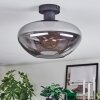 Mertola Deckenleuchte Glas 30 cm Rauchfarben, 1-flammig