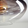 Mertola Deckenleuchte Glas 35 cm Klar, Rauchfarben, 1-flammig