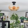 Mertola Deckenleuchte Glas 30 cm Bernsteinfarben, 1-flammig