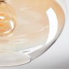 Mertola Deckenleuchte Glas 35 cm Bernsteinfarben, Klar, 1-flammig