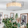 Foggia Deckenleuchte 50 cm Nickel-Matt, 3-flammig
