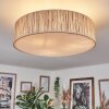 Foggia Deckenleuchte 50 cm Nickel-Matt, 3-flammig