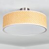 Foggia Deckenleuchte 40 cm Nickel-Matt, 3-flammig