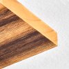 Pompu Deckenleuchte LED Naturfarben, Schwarz, 1-flammig