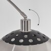 Baloca Stehleuchte 30 cm Nickel-Matt, Schwarz, 1-flammig