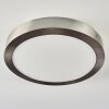 Finsrud Deckenleuchte LED Nickel-Matt, 1-flammig