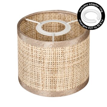 Sabadim Lampenschirm 12 cm beige
