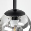 Chehalis Deckenleuchte Glas 10 cm Rauchfarben, 5-flammig