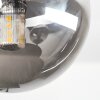 Chehalis Deckenleuchte Glas 10 cm Rauchfarben, 5-flammig