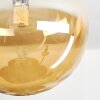 Chehalis Deckenleuchte Glas 15 cm Bernsteinfarben, 5-flammig