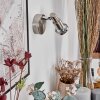 Firan Wandleuchte LED Chrom, Nickel-Matt, 1-flammig