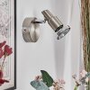 Firan Wandleuchte LED Chrom, Nickel-Matt, 1-flammig