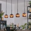 Koyoto Hängeleuchte Glas 15 cm Kupferfarben, 4-flammig